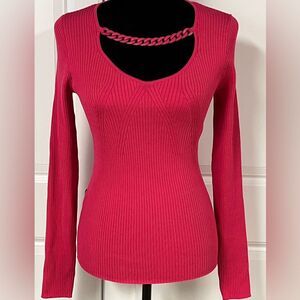 I.N.C. Chain Trim cutout Sweater